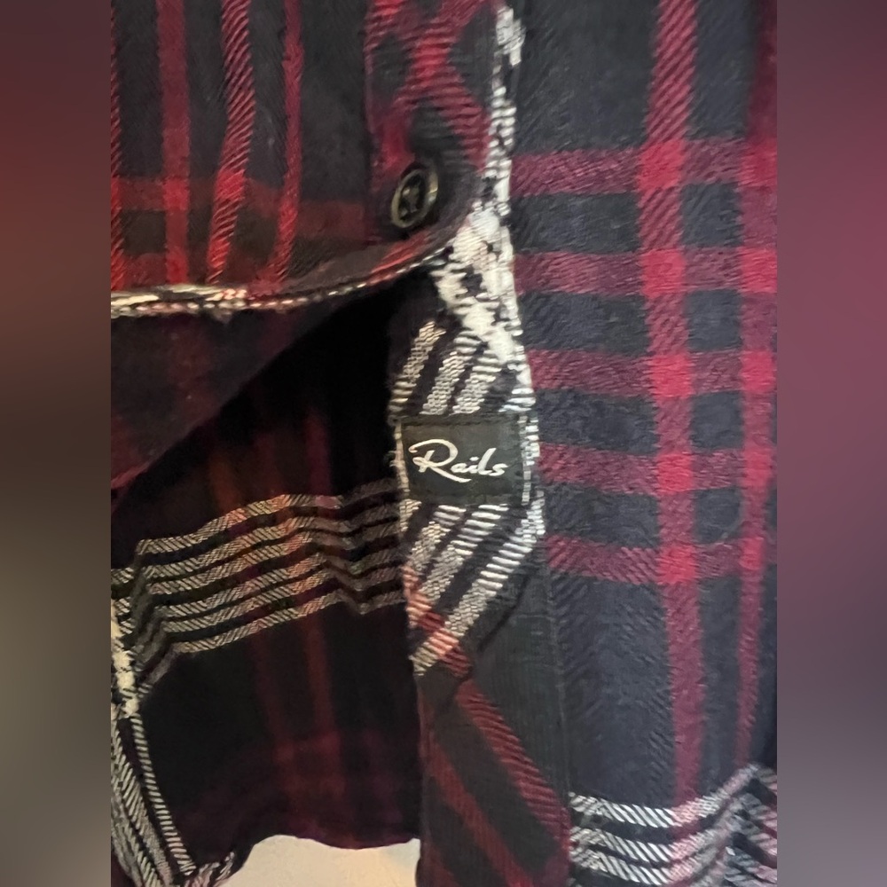 Rails button down long sleeve plaid shirt - Picture 5 of 6